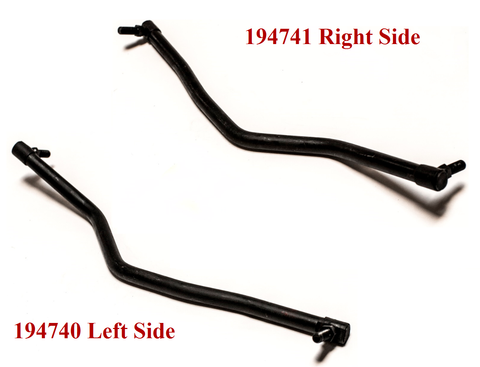 Hand Steering Drag Links 194740 LEFT and 194741 RIGHT for Craftsman Husqvarna